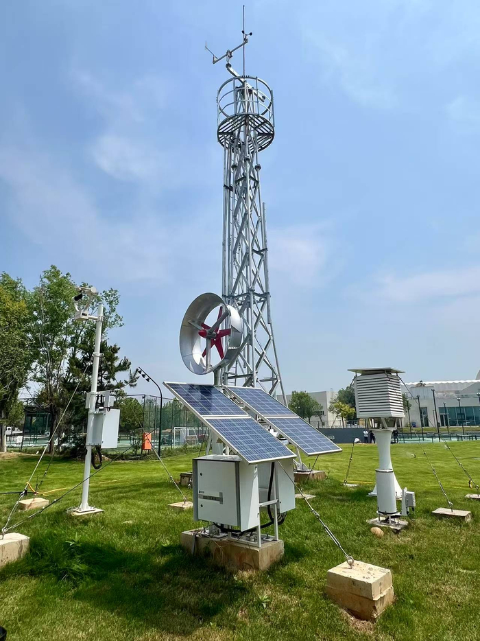 智能监测 蔚蓝海岸上的海岛自动气象站